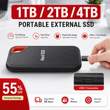 1TB External Hard Drive 2TB Portable SSD High Speed Hard Disk USB-C Original Sto picture