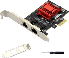 Dual Port Gigabit Ethernet Converged PCI-E X1 Card,2X RJ45 Gigabit Network picture