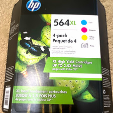 HP 564XL Genuine Original 4-Pack Inkjet Ink Cartridges Cyan Magenta Yellow Photo picture