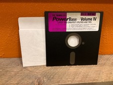 PC World’s PowerBase Volume IV • 5.25 Floppy Disk 1991 Utilities & Tips Vintage picture
