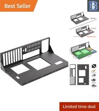 Lightweight DIY PC Rack - Black ATX Open Air Case for Enhanced Performance picture