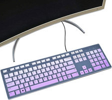 Keyboard Cover for Dell KM636 Wireless Keyboard & Dell KB216 Wired/Dell picture