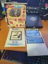 Vintage 1989 Maxis Sim City Simulator IBM Tandy Floppy 5 1/4 Game Disk #1 & #2 picture