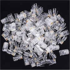 1000 Pcs Cat5 RJ-45 Ends, Cat5 Connector, RJ45 Connector, Ethernet Cable Crimp C picture