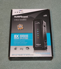 Arris Surfboard Cable Modem Model SB6141 Black Internet picture