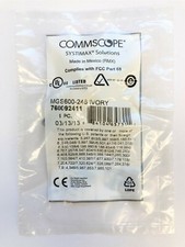CommScope MGS600-246 Cat6a GigaSpeed X10D Modular Jack, Ivory picture