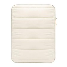  9-11 Inch Tablet Sleeve Case, Portable Puffy iPad Bag Milk White 9 - 11 Inches picture