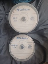 Two pack Verbatim BD-R DL 50GB 8X Recordable  + 25 gb bd-r 16x 50 pack read picture