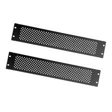RIVECO 2U Vented Blank Panels for Rack & Cabinets Front Cover Panel 19-Inch S... picture