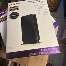 New NETGEAR CM500V Cable Modem for Internet & Voice Xfinity 680mbps  picture