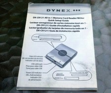 Dynex All-in-1 Memory Card Reader  Guide DX-CR121 picture