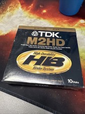 TDK Mini Floppy Disks M2HD High Density Double Sided Lot Of 10 Sealed USA NOS picture