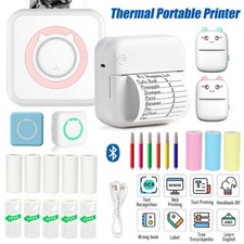Mini Pocket Thermal Printer Wireless Bluetooth Phone Photo Label Printing Paper picture