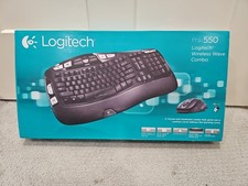 Logitech MK550 Comfort Wave K350 Wireless Keyboard M510 Mouse Combo w/USB picture