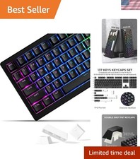 XVX Doubleshot PBT Backlit Keycaps Set - 137 Keys for Mechanical Keyboards picture