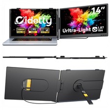 CIDETTY Laptop Screen Extender Monitor Portable, 14