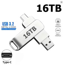 Metal USB 3.2 Flash Drive Dual Type-C 2-In-1 OTG Pendrive picture