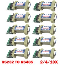 2/4/10 Pack 4 Pin RS232 to RS485 Communication Data Converter Adapter USA picture