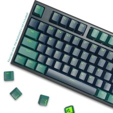 PBT Double-shot Keycap Set 117keys Mars Green for Cherry MX Mechanical Keyboards picture
