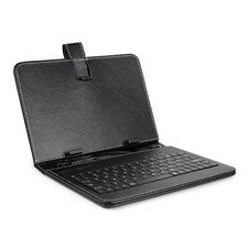 7.9In Keyboard Case w/ Leather Back Stand for Tablets Featuring Convenient USB picture