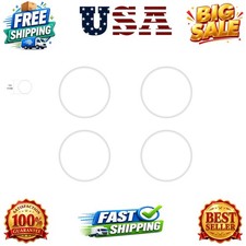 4 Pcs Replacement Bottom Case White Rubber Feet Compatible with MacBook Pro/A... picture