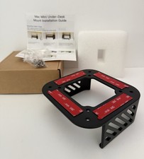 Desk Mount Kit for Apple Mac Mini M4 2024 Under Desk Mounting Bracket Black New picture