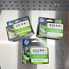 QTY 3 HP 935 Ink Cartridges 3-Pack for HP OfficeJet Pro 6230 6830 N9H65FN (9) picture