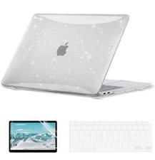 EooCoo Glitter Hard Case Compatible with MacBook Air 13 inch M1 Chip 2021-2018 picture