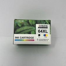 Ankink 64XL Compatible Ink Cartridge for HP Inkjet - Black & Tri-Color picture