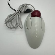 Logitech T-BB14 Trackman Marble Mouse USB Optical Trackball Mouse White  picture