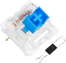OUTEMU (Gaote) Blue Switches, 3 Pin Keyboard Dustproof Switches DIY Replaceable picture
