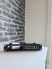 2x TP-Link TL-SG105S 10 Inch Rack Mount Bracket Black picture