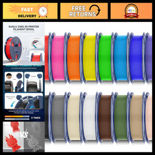 Multicolor 3D Printer Filament Bundle, PLA+ 2.0, 16 Vibrant Colors for Printing picture