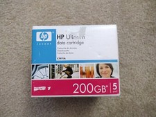 HP LTO-1 Ultrium C7971A 200GB Data Cartridge 5 Pack picture