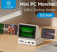 Hagibis 3.5inch IPS Mini Screen AIDA64 Mini PC CPU RAM HDD Data Monitor Display picture