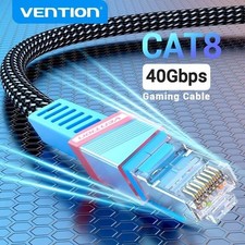 CAT 8 Ethernet Game Cable 40Gbps Cotton Braided Internet Lan Cord fr PC PS4 RJ45 picture