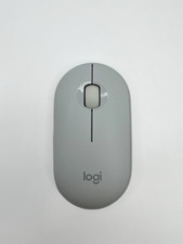 Logitech Pebble 2 M350S Bluetooth Mouse PC/MAC Portable Quiet Clicks Tonal White picture