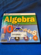 Snap Algebra Ages 11-15 Dual Platform Mac PC CD ROM Mathamatics 2003 picture