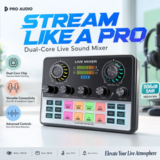 Sound Card Mixer One‑Key Sound Optimization Special Effect Buttons with Flashing picture