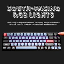 KEYCHRON K14 PRO WIRELESS CUSTOM MECHANICAL KEYBOARD,70% -  BLACK/GRAY/RED picture