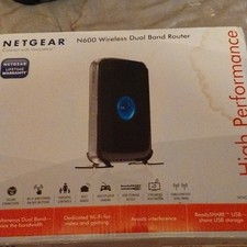 NETGEAR WNDR3400 N600 Dual Band Wi-Fi Router 300Mbps, 4 LAN, USB, Black picture