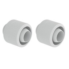 Dracaena.io 2-Pack G1/4 Soft Tube Compression Fitting, 3/8ID 5/8OD, White picture