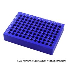 PCR Cooling Block 96 Well Reusable Aluminum PCR Tube Cooler For 0.2ml Centri CX4 picture