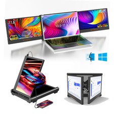FHD 1080P Portable Dual Screen External Monitor HDMI Type-C for Laptop Macbook picture