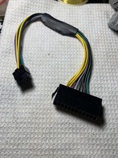 24 Pin to 8 Pin ATX Power Supply Adapter Cable for DELL Optiplex PC Computers picture