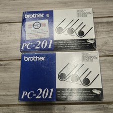 Genuine Brother PC-201 Print Cartridge  PC-201 Black - New - OPEN BOX picture