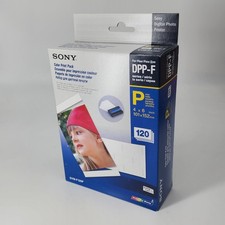 Sony SVM-F120P Color Print Pack DPP-F 4X6 120 Photo Sheets 2 Ink Cartridges -nos picture