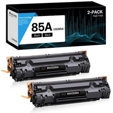 AOLIBE 85A CE285A Compatible Black Toner Cartridge 2-Pack for HP P1102 P1109W picture