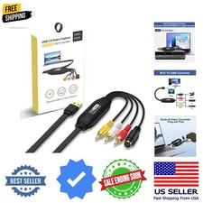 1080P, RCA to USB Capture Card, Video Capture - Convert VHS VCR Hi8 to Digita... picture