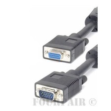 75ft SVGA VGA Video Extension Cable Cord w/Ferrites Male to Female Monitor PC picture